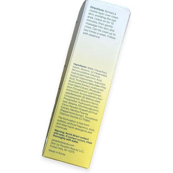 People's Beauty Frontliner Clay Face Exfoliator 2 In 1 Facial Scrub 50ml NWT - Picture 3 of 6